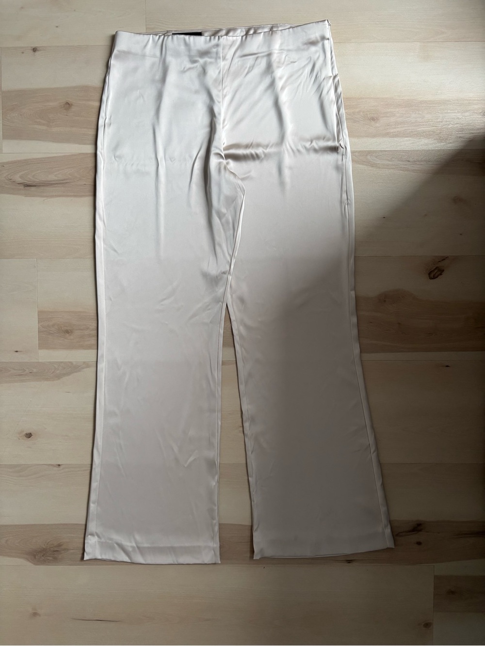 Zara Satin Cream Trousers
